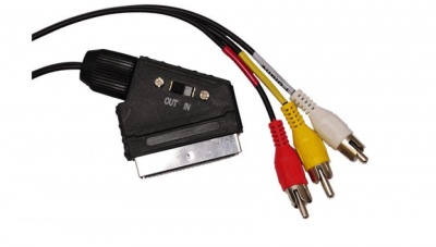 Кабель SCART-3RCA, 1м