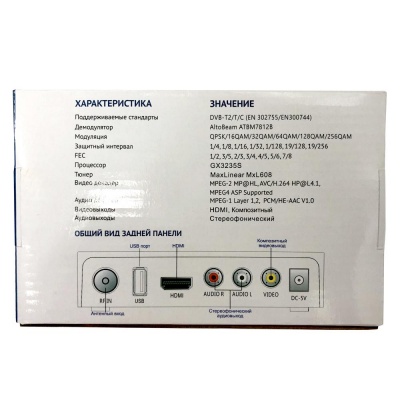 Кабельный/Эфирный ресивер Oriel 415D DVB-C/T2