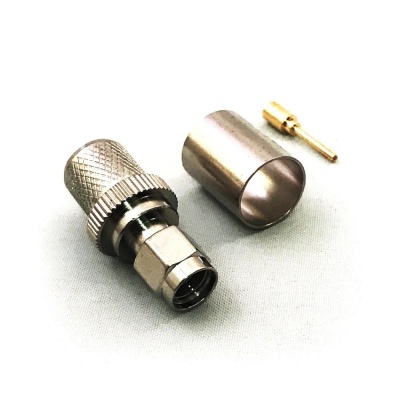 Разъем обжимной RP-SMA male 8D-FB